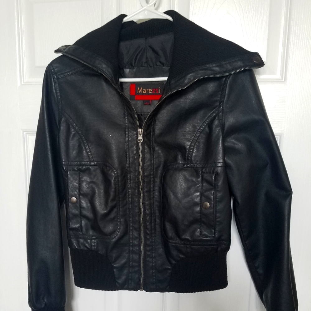 Faux Leather Jacket